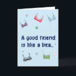 Ett roligt födelsedagskort - Bra Friend är som en  Kort<br><div class="desc">Lustigt födelsedagskort - "En Bra vän är som en Bra" Inside: Hård att hitta,  understödja,  hiss upp dig,  får dig alltid att se bra och är nära ditt hjärta.</div>