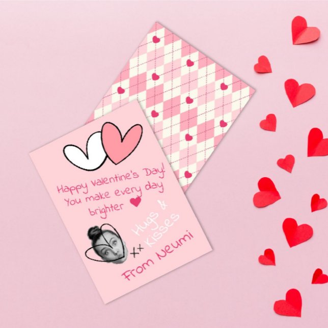 Ett roligt gratulationskort med ditt ansikte för A Julkort (Skapare uppladdad)