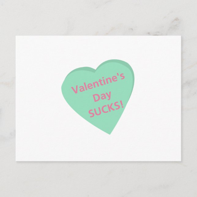 Ett roligt konversationshjärta: Alla hjärtans dag  Helg Vykort (Framsida)