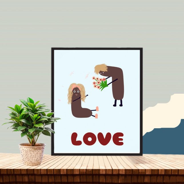Ett roligt par blommor poster (Skapare uppladdad)