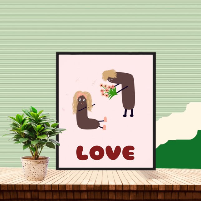 Ett roligt par blommor poster (Skapare uppladdad)