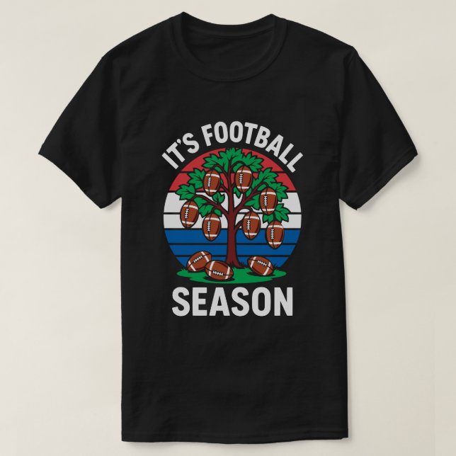 Ett roligt tag på fotbollssäsongen t shirt (Design framsida)