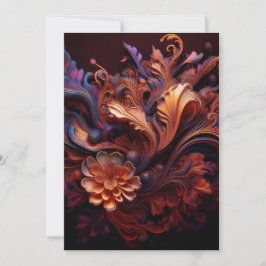 Ett rosa blanksteg för Färgad Inbjudningar