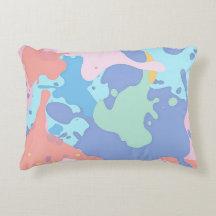 Ett rött mönster av färgfläckar