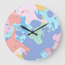 Ett rött mönster av färgfläckar