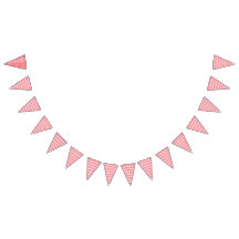 Ett rött och rosa geometriskt mönster med interlo