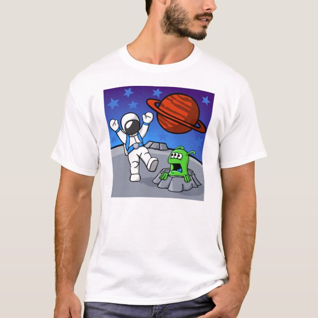 Ett rymdenäventyr tee shirt (Framsida)