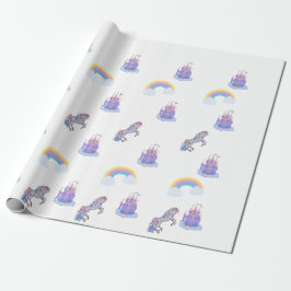 Ett saggslott och en papper enmajsförpackning presentpapper