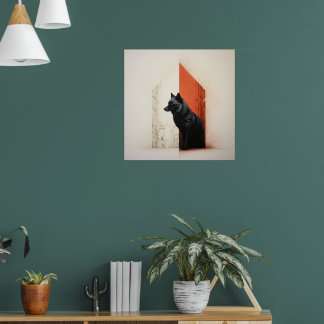 Ett sammanhängande naturscener poster