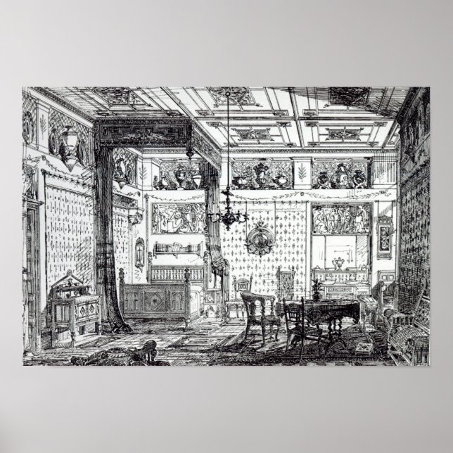 Ett sängrum poster (Framsidan)