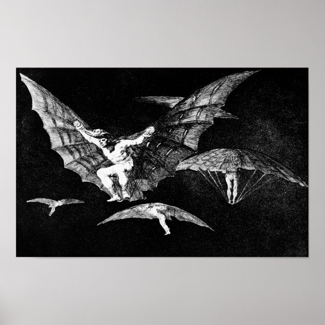 Ett sätt att flyga, Francisco Goya Poster (Framsidan)