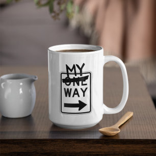 Ett sätt för mig att Anpassade kaffe Mugg