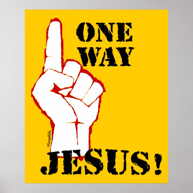 Ett sätt: Jesus! Poster (Framsidan)