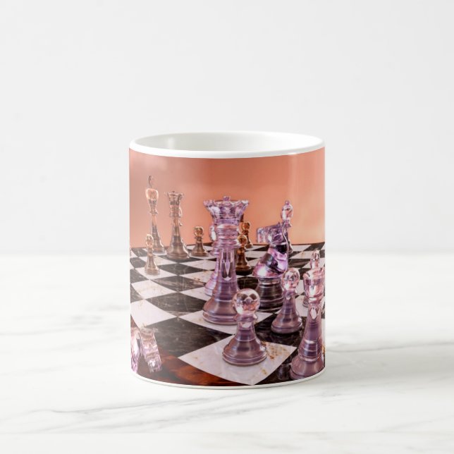 Ett schackspel kaffemugg (Center)