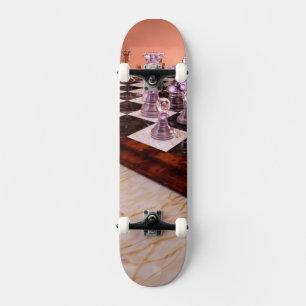 Ett schackspel mini skateboard bräda 18,7 cm