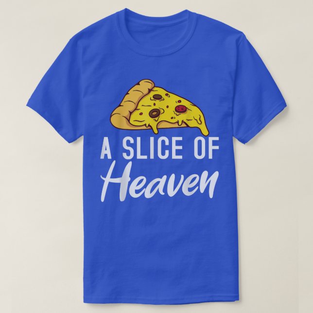 Ett segment av Heaven Snack Pizzalove Pizza T-Shir T Shirt (Design framsida)