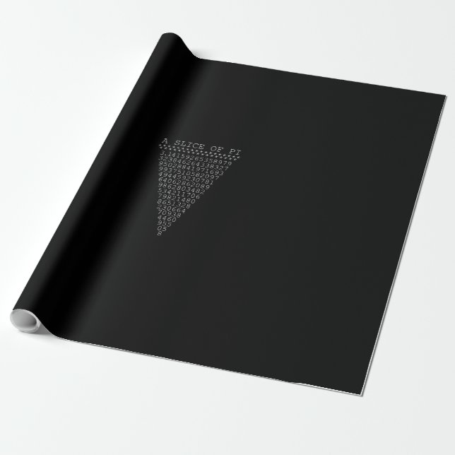 Ett segment av Pi-siffrorna Presentpapper (Utrullad)