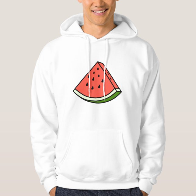 Ett segment av vattenmelon hoodie (Framsida)
