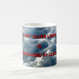 Ett silverfodrar kaffemugg