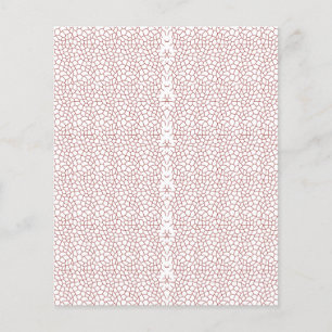 Ett sjudande matta med en kraftig geometrisk topp flygblad