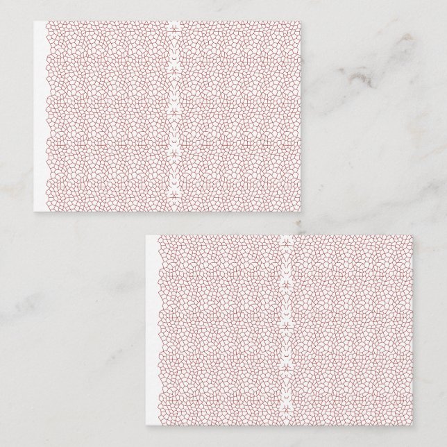 Ett sjudande matta med en kraftig geometrisk topp tidsbeställning kort (Fram/baksida)