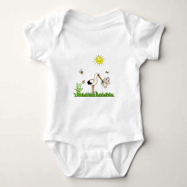 Ett skämt med baby t shirt (Framsida)