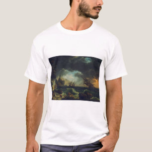 Ett skeppsbrott i stormigt hav av Claude-Joseph Ve T Shirt