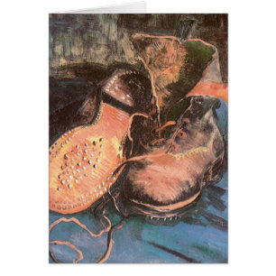 Ett skoblod av Vincent van Gogh, Vintage Art Hälsningskort
