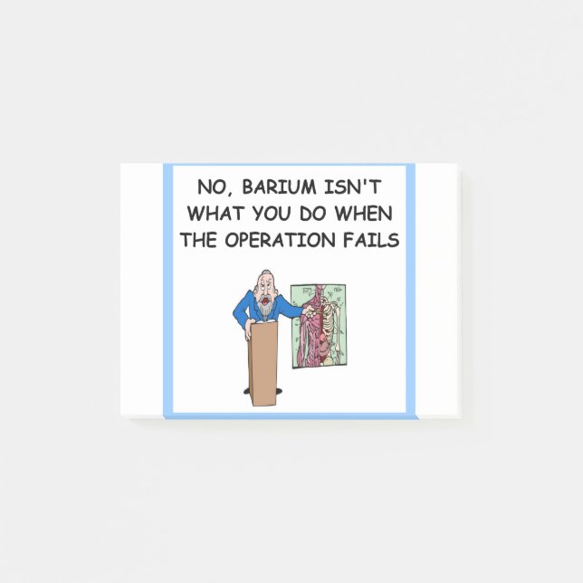 Ett skolskämt post-it block (Framsida)