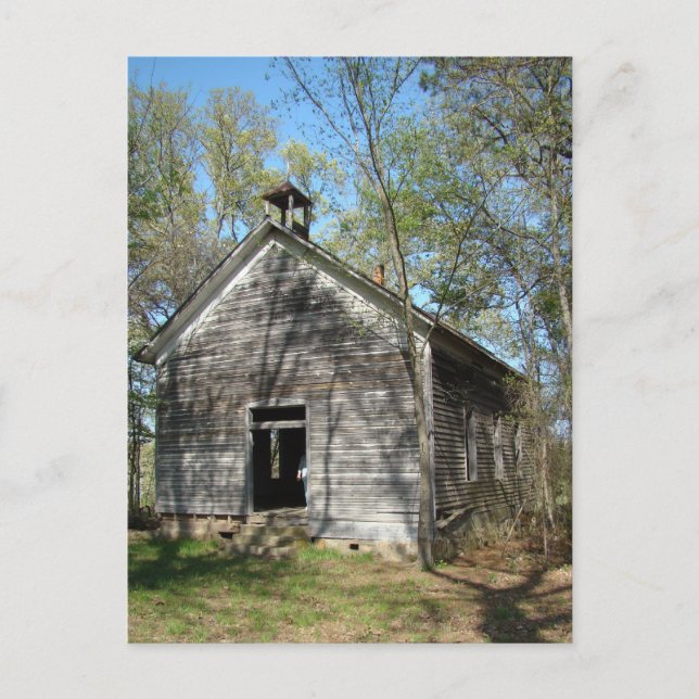 Ett skolvykort i rum vykort (Framsida)