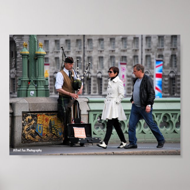 Ett skotskt välkomnande i London Poster (Framsidan)