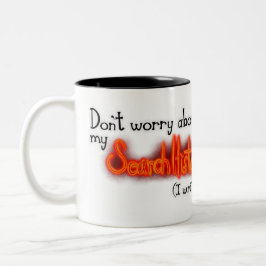 Ett skrivprogram hemligt Två-Tonad mugg