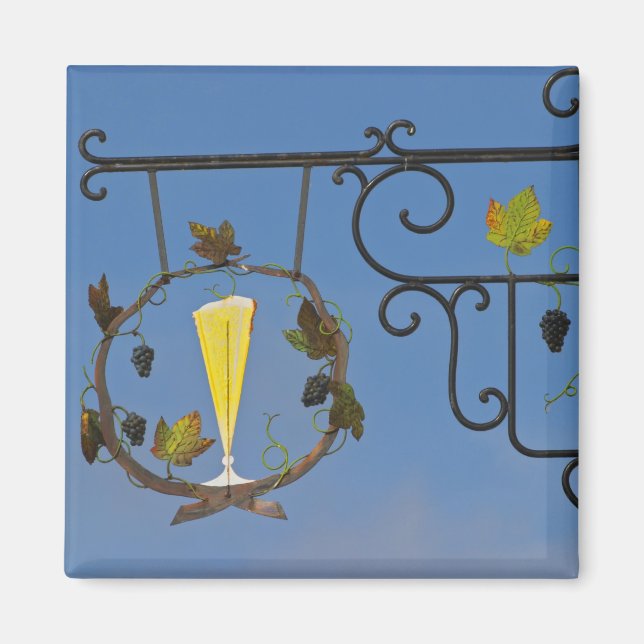 Ett skrivtecken från järn som illustrerar temat magnet (Framsidan)