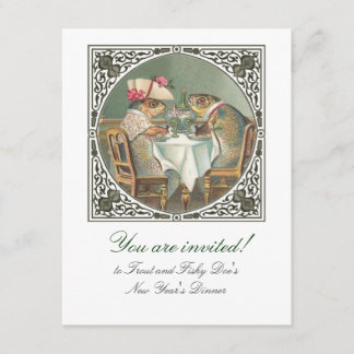 Ett skumt daterar anpassade inbjudningar