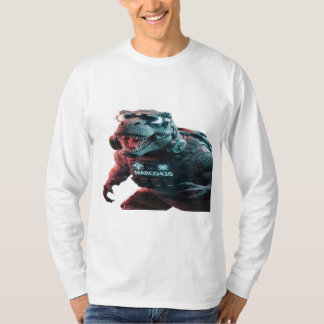 Ett slående foto av en hotande T-Rex, showcas T Shirt