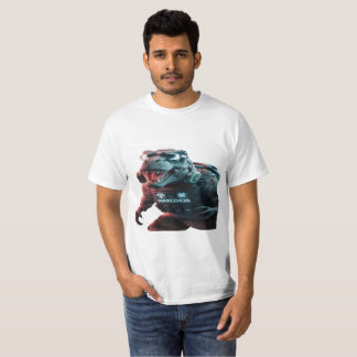 Ett slående foto av en hotande T-Rex, showcas T Shirt