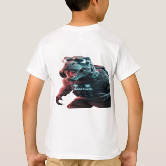 Ett slående foto av en hotande T-Rex, showcas T Shirt