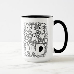 Ett slag, Ord Art, kaffe Mugg