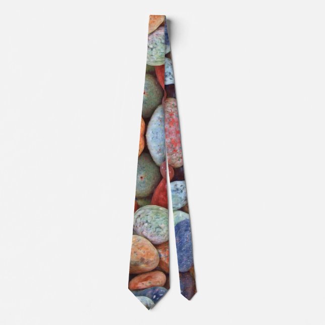 Ett slags pebble Stone Necktie Slips (Framsida)