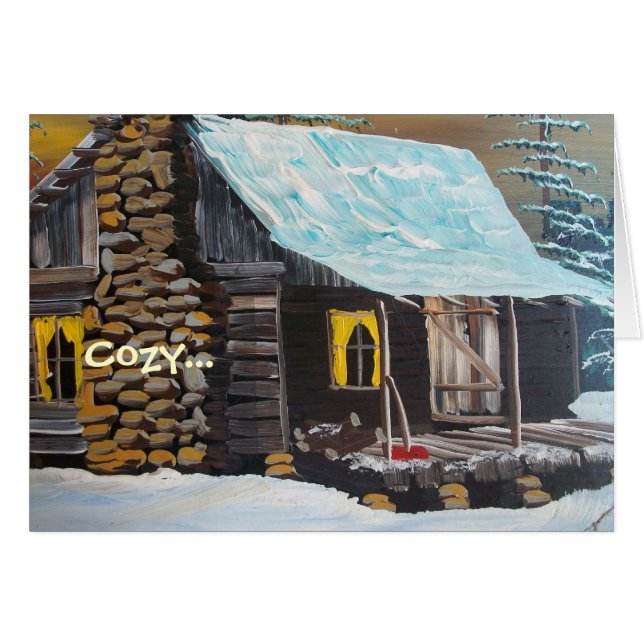 Ett slags tvåsittssoffa hälsningskort (Framsidan Horizontal)