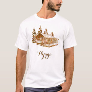 Ett slags tvåsittssoffa loggar kabinen - Hygge T Shirt
