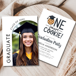 Ett Smart Cookie-Studentfest Arch-foto Inbjudningar
