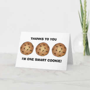 Ett Smart Cookie Teacher Tack Teaching Card Kort