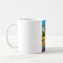 Ett snyggt kort för att ditt hjärta - kaffemugg