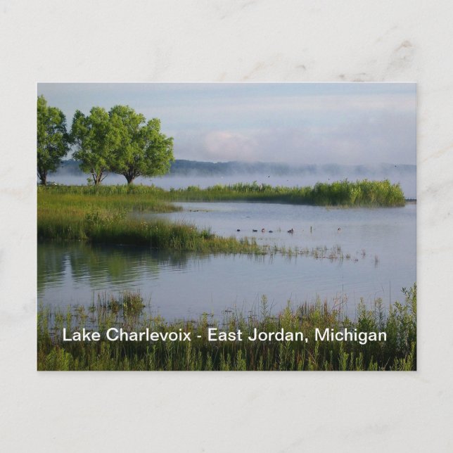 "Ett sommarmorgon" vykort (Framsida)