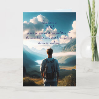 ETT SON BIRTHDAY-KORT TACK KORT