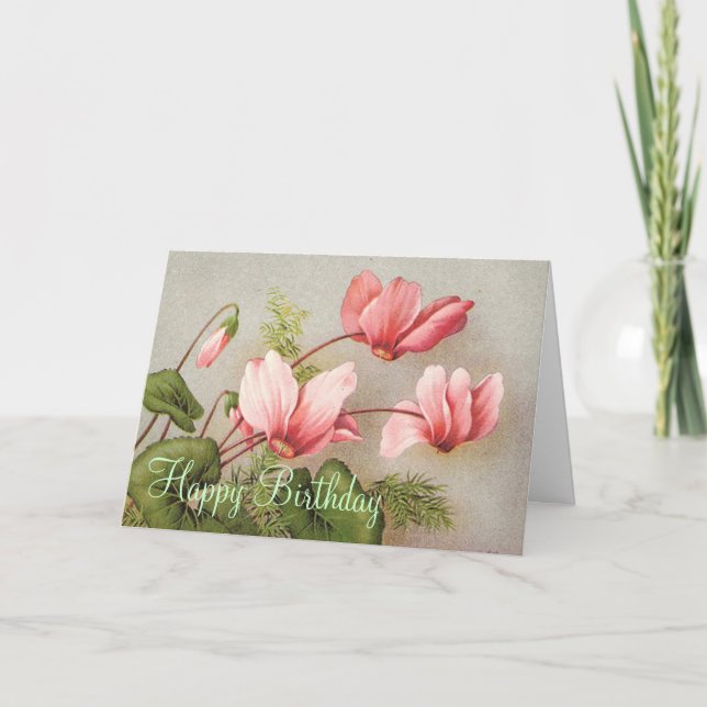 Ett sött Pea Grattis på födelsedagen-kort Kort (Framsida)