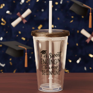 Ett sött slut på en ny början Examenscitat Take Away Mugg