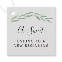 Ett sött slut på en ny början i Bröllop