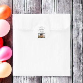 Ett sött slut på ett nystart-foto från Studenten Runt Klistermärke